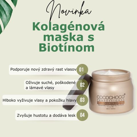 kolagenova maska na vlasy