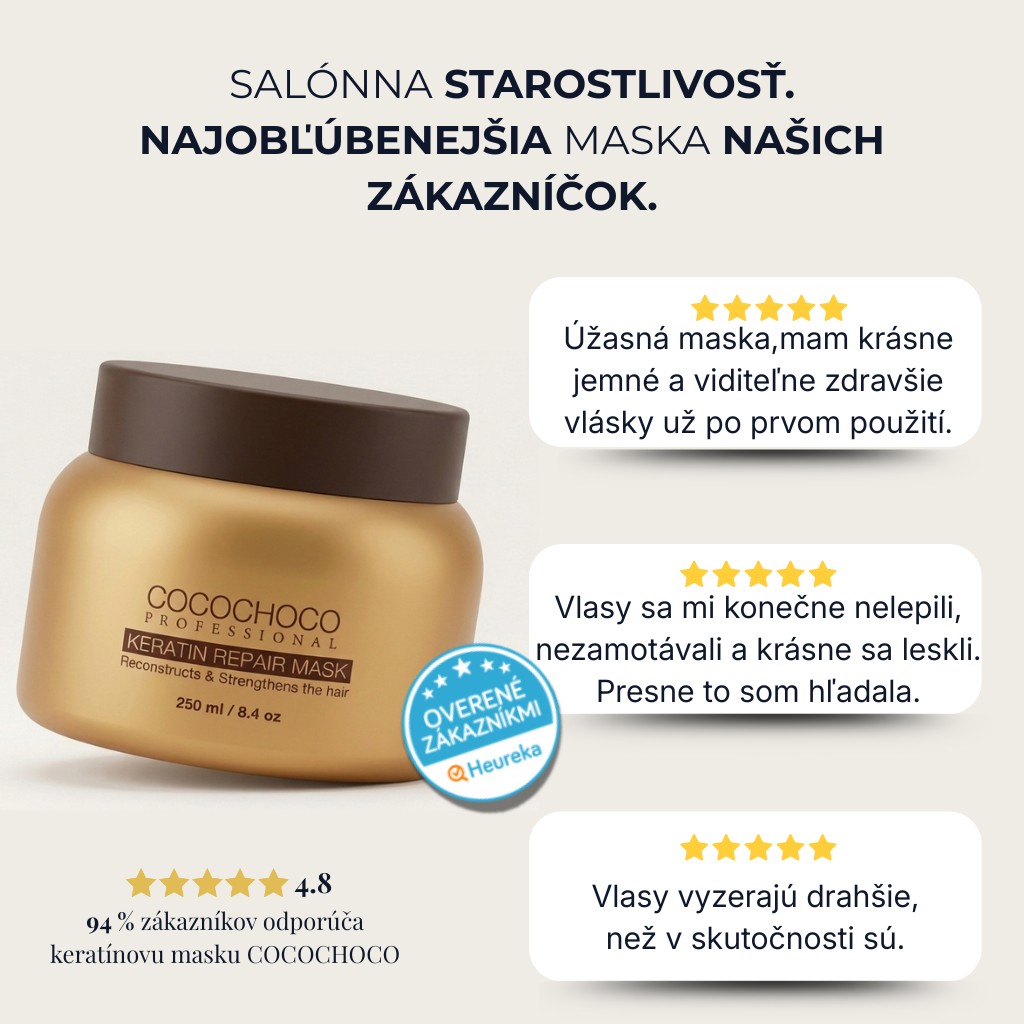 recenzie cocochoco keratínova maska