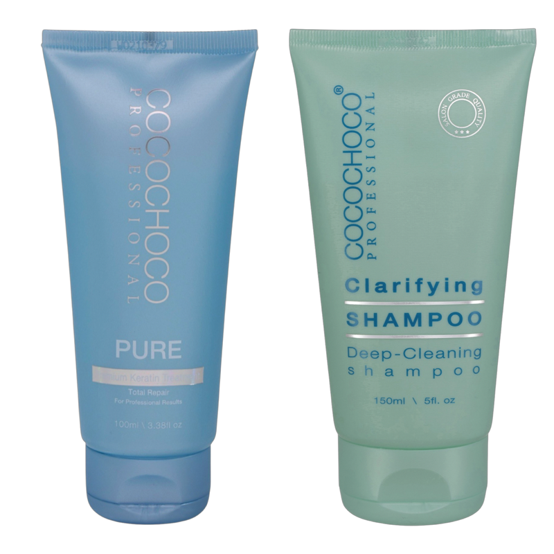 Brazílsky keratín Pure 100 ml + čistiaci šampón 150 ml | COCOCHOCO®