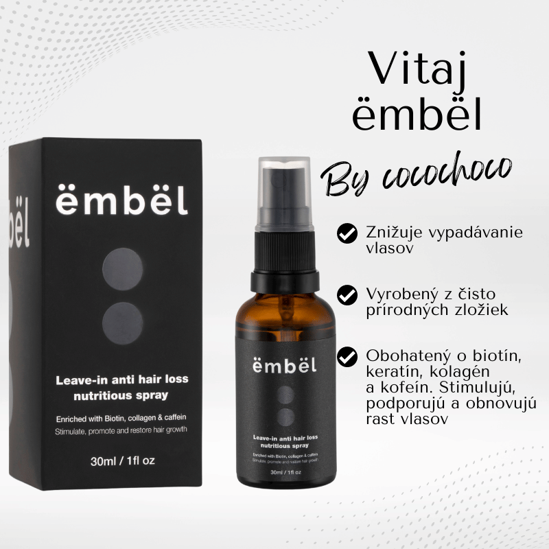 Výživný sprej proti vypadávaniu vlasov 30 ml | ëmbël®