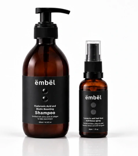 Start sada bezoplachový sprej 30 ml a šampón 300 ml proti vypadávaniu vlasov | ëmbël®
