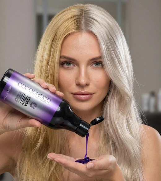 Anti-Yellow bezsulfátový šampón Silver Touch 250 ml COCOCHOCO