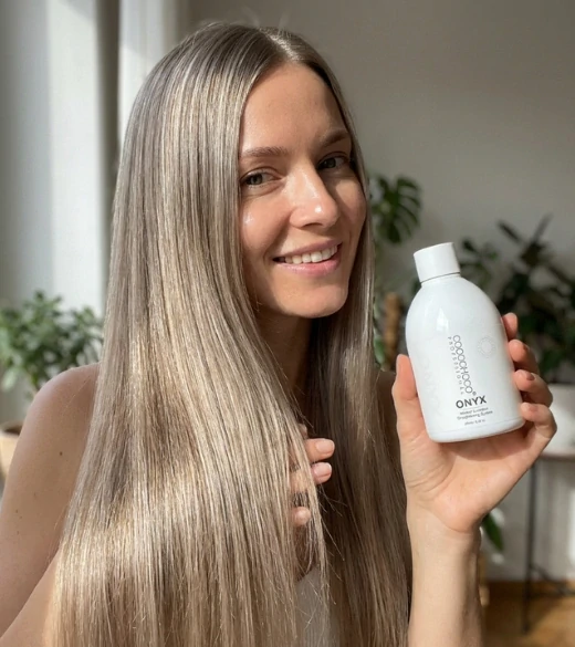 Plus sada minerálny keratín Onyx 250 ml + Čistiaci šampón 150 ml + Kondicionér bez sulfátov 400 ml