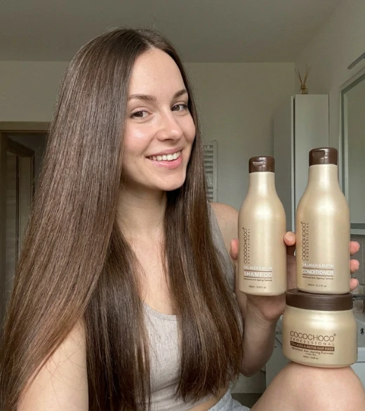 Plus sada šampón 400 ml, kondicionér 400 ml + maska 500 ml s kolagénom a biotínom