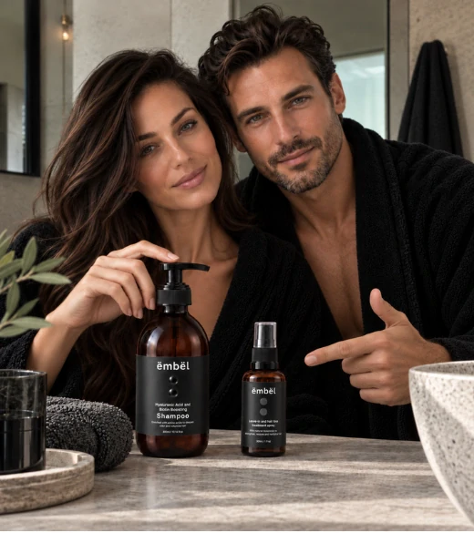 Start sada bezoplachový sprej 30 ml a šampón 300 ml proti vypadávaniu vlasov | ëmbël®