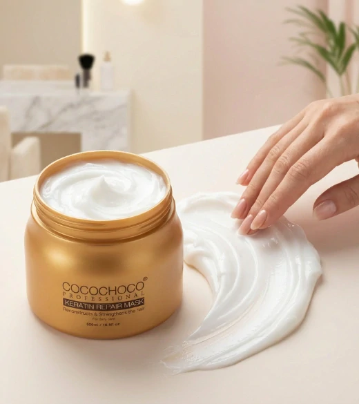 Keratínová vlasová maska pre hydratáciu a regeneráciu 500 ml | COCOCHOCO®