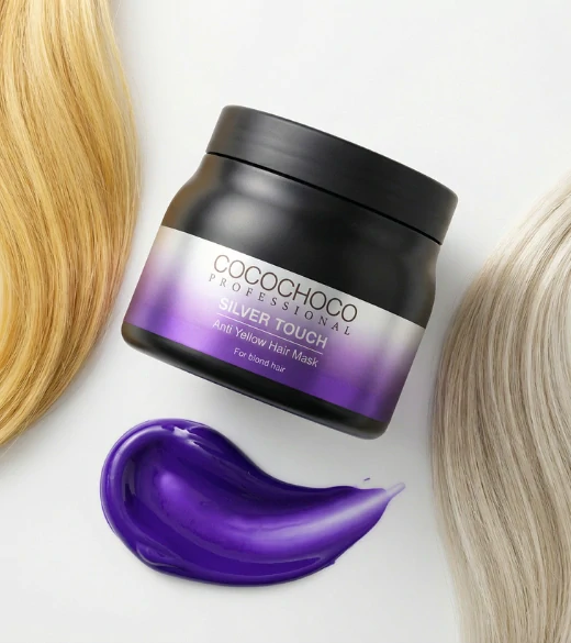 Anti-Yellow Maska - Neutralizácia Žltých Tónov a Hydratácia 500 ml | COCOCHOCO®