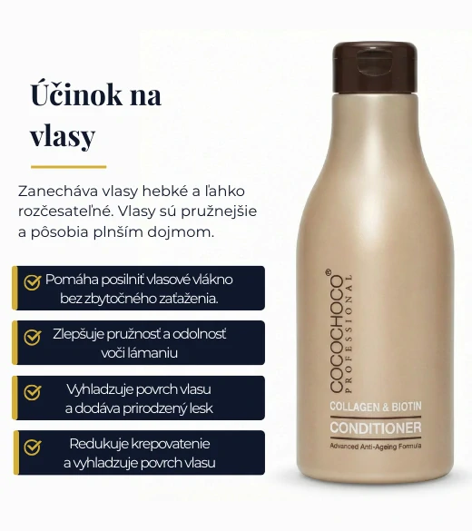 Regeneračný kondicionér s kolagénom a biotínom 400 ml | COCOCHOCO®