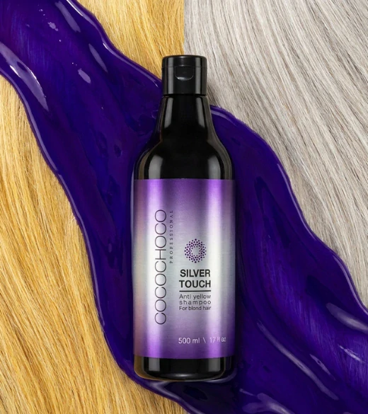 Anti-Yellow bezsulfátový šampón Silver Touch 250 ml COCOCHOCO