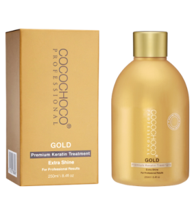 Brazílsky keratín GOLD - Krepovité/nepoddajné vlasy 250 ml | COCOCHOCO®