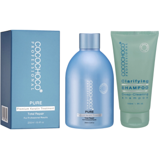 Brazílsky keratín Pure 250 ml + čistiaci šampón 150 ml | COCOCHOCO®