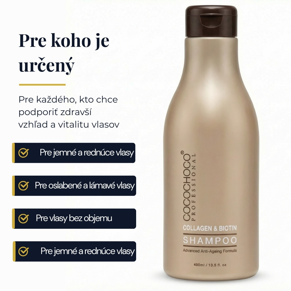 Pre koho je určený Šampón s kolagénom a biotínom